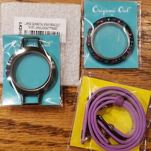 Origami owl bracelet set